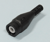 BNC-pistoke puristettava eristetty RG-58U musta BNC-pistoke puristettava eristetty RG-58U musta