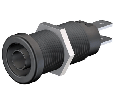 Turvabanaanihylsy 1000V 4mm musta (66.9131-21 / XEB-1R BLACK) Turvabanaanihylsy 1000V 4mm musta (66.9131-21 / XEB-1R BLACK)