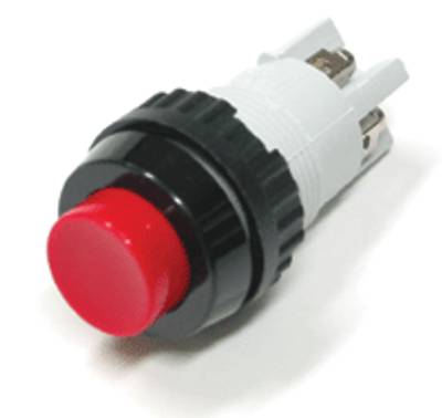 Painike sulkeutuva 2xOFF-(ON) 2A 250Vac punainen Painike sulkeutuva 2xOFF-(ON) 2A 250Vac punainen