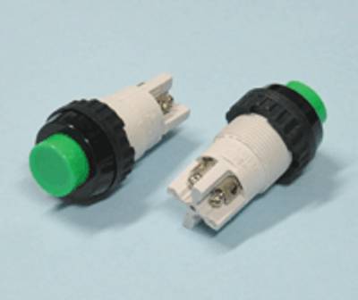 Painike sulkeutuva 2xOFF-(ON) 2A 250Vac vihreä Painike sulkeutuva 2xOFF-(ON) 2A 250Vac vihreä