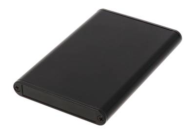 Alumiinikotelo IP54 100x70x12mm musta Alumiinikotelo IP54 100x70x12mm musta