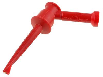 Tartuntamittapää 4mm banaaniliittimelle, punainen Tartuntamittapää 4mm banaaniliittimelle, punainen