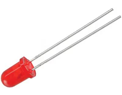 LED 5mm 12Vdc 130mcd punainen (L-7113ID-12V) LED 5mm 12Vdc 130mcd punainen (L-7113ID-12V)