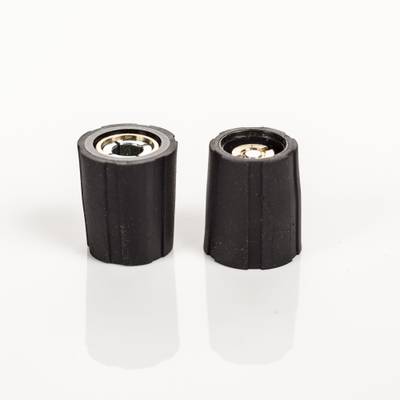 Laitenuppi, nylon 3mm/10mm musta Laitenuppi, nylon 3mm/10mm musta