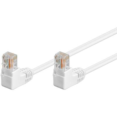 Cat5e-liitäntäkaapeli kulma/kulma suojaamaton U/UTP valkoinen Cat5e-liitäntäkaapeli kulma/kulma suojaamaton U/UTP valkoinen