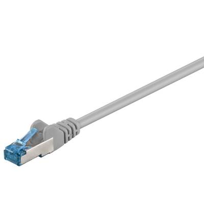 Cat6a-liitäntäkaapeli suojattu (S/FTP) harmaa Cat6a-liitäntäkaapeli suojattu (S/FTP) harmaa
