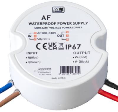 Hakkuriteholähde 12Vdc 0,83A 10W IP67 Hakkuriteholähde 12Vdc 0,83A 10W IP67