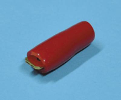 Kullattu laattaliitin uros 6,3mm punainen 0,5-1,5mm² * Kullattu laattaliitin uros 6,3mm punainen 0,5-1,5mm² *