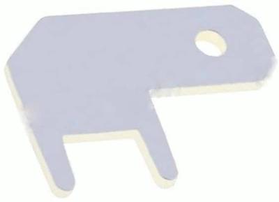 Laattaliitin piirilevylle kulma uros 4,8x0,8mm Laattaliitin piirilevylle kulma uros 4,8x0,8mm