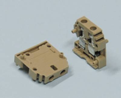 Riviliitin pohjalevylle 2,5mm² beige Riviliitin pohjalevylle 2,5mm² beige