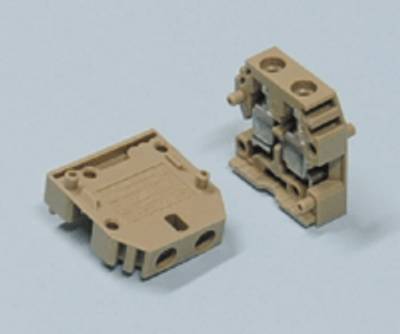 Riviliitin pohjalevylle 4mm² beige Riviliitin pohjalevylle 4mm² beige