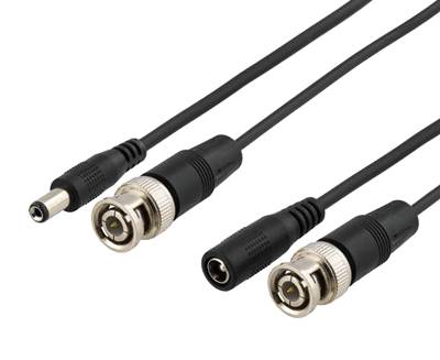 BNC-liitäntäkaapeli DC-jänniteliitännällä 75ohm 3m BNC-liitäntäkaapeli DC-jänniteliitännällä 75ohm 3m