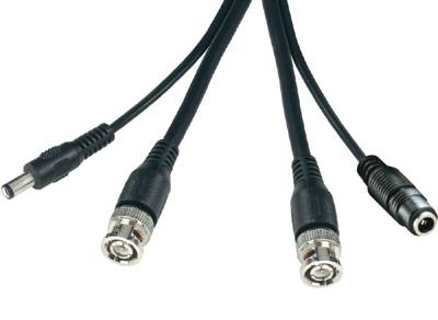 BNC-liitäntäkaapeli DC-jänniteliitännällä 75ohm 10m BNC-liitäntäkaapeli DC-jänniteliitännällä 75ohm 10m