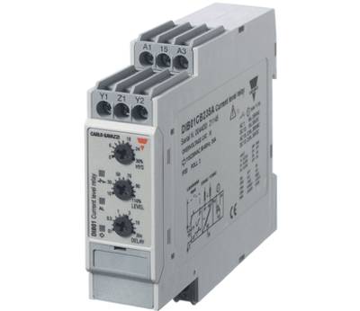 Virranvalvontarele DIN-kiskoon 115/230Vac 0,1-5A yli-/alivirta Virranvalvontarele DIN-kiskoon 115/230Vac 0,1-5A yli-/alivirta