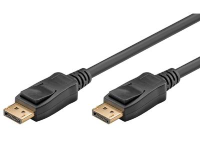 DisplayPort-liitäntäkaapeli 1.4 Ultra-HD/8K musta 0,5m DisplayPort-liitäntäkaapeli 1.4 Ultra-HD/8K musta 0,5m