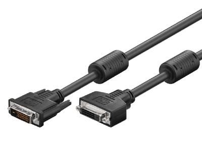 DVI-D-jatkojohto Dual-Link musta 10m DVI-D-jatkojohto Dual-Link musta 10m