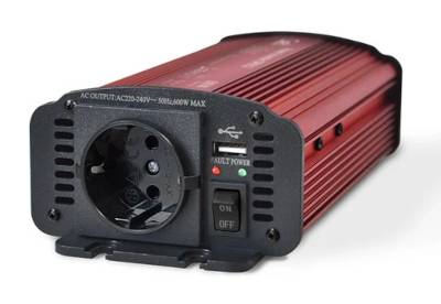 Invertteri Soft-Start modifioitu siniaalto 12Vdc/230Vac 600W Invertteri Soft-Start modifioitu siniaalto 12Vdc/230Vac 600W