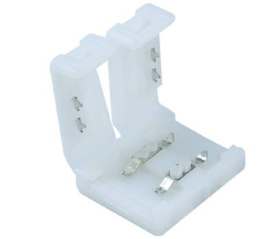 Jatkoliitin LED-valonauhoille 2-nap. 10mm nauhoille Jatkoliitin LED-valonauhoille 2-nap. 10mm nauhoille