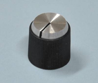 Laitenuppi musta/hopea 4mm/14,1mm Laitenuppi musta/hopea 4mm/14,1mm