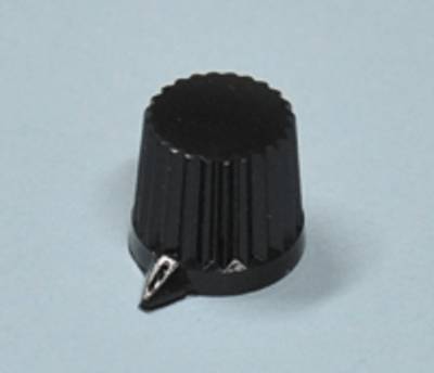 Laitenuppi musta muovi 4mm/11,4mm Laitenuppi musta muovi 4mm/11,4mm