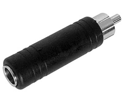 Liitinadapteri RCA-uros / 6,3mm monojakki Liitinadapteri RCA-uros / 6,3mm monojakki