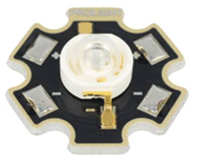 Power-LED valodiodi STAR 3W 87,4-106lm 130° oranssi Power-LED valodiodi STAR 3W 87,4-106lm 130° oranssi