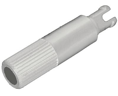 Trimmeriakseli 6mm/19mm valkoinen Trimmeriakseli 6mm/19mm valkoinen