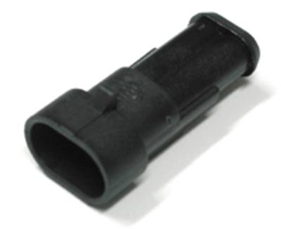 Liitinrunko SuperSeal-sarja uroskoskettimille 2-nap. (282104-1) Liitinrunko SuperSeal-sarja uroskoskettimille 2-nap. (282104-1)