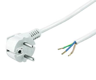 Schuko-verkkojohto 5m valkoinen Schuko-verkkojohto 5m valkoinen