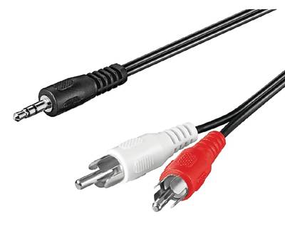 Audioliitäntäkaapeli 0,5m Audioliitäntäkaapeli 0,5m