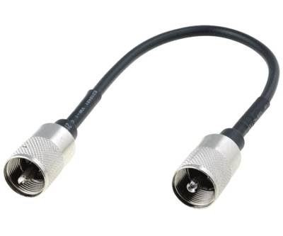 UHF-liitäntäkaapeli 50ohm musta 0,3m UHF-liitäntäkaapeli 50ohm musta 0,3m