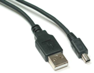 USB-A / mini-USB4 -liitäntäkaapeli 3m USB-A / mini-USB4 -liitäntäkaapeli 3m